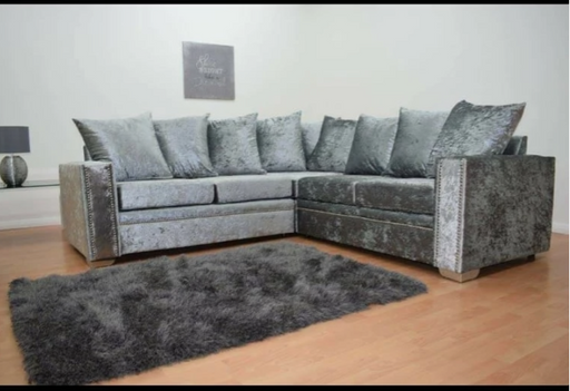 Sophie plush velvet 3+2 sofa range