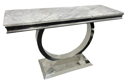 ARIANNA CONSOLE TABLE Marble console table consoletable  stainless steel chrome livingroom sidetable arianna ariannaconsoletable luxury love furniture fyp trending beautiful love home 
