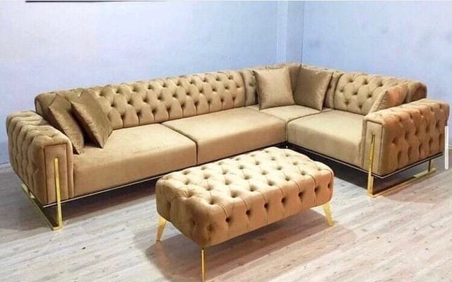 Scarlet Corner Sofa Range In Plush Velvet