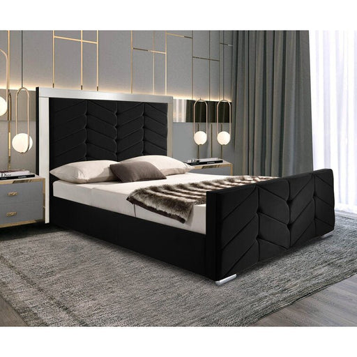 Luciana Mirrored Bed 