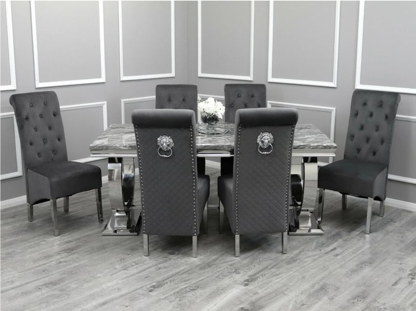 DINING TABLE + CHAIR SET.