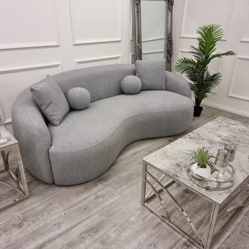 Wave Boucle Sofa - Grey