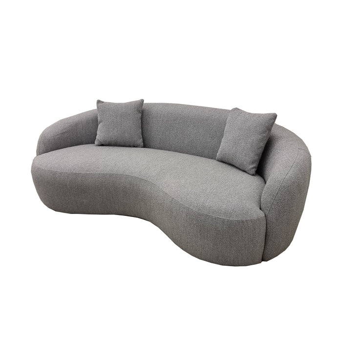 Wave Boucle Sofa - Grey