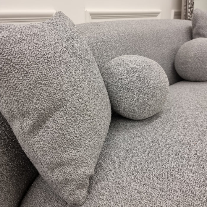 Wave Boucle Sofa - Grey