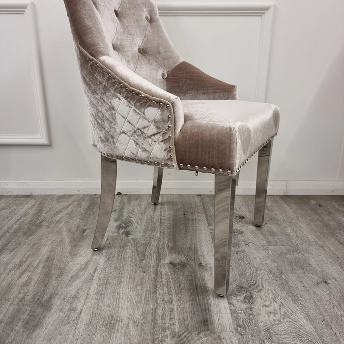 1.5m Arianna Dining Table + 4 Bentley Dining Chair Set