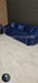 Ambassador 3+2 Seater In Navy & Gold Plush Velvet