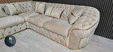 Ambassador corner in 270x270cm in Champagne and Gold