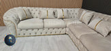 Ambassador corner in 270x270cm in Champagne and Gold