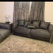 Elmira 3+1 Seater Grey and Chrome