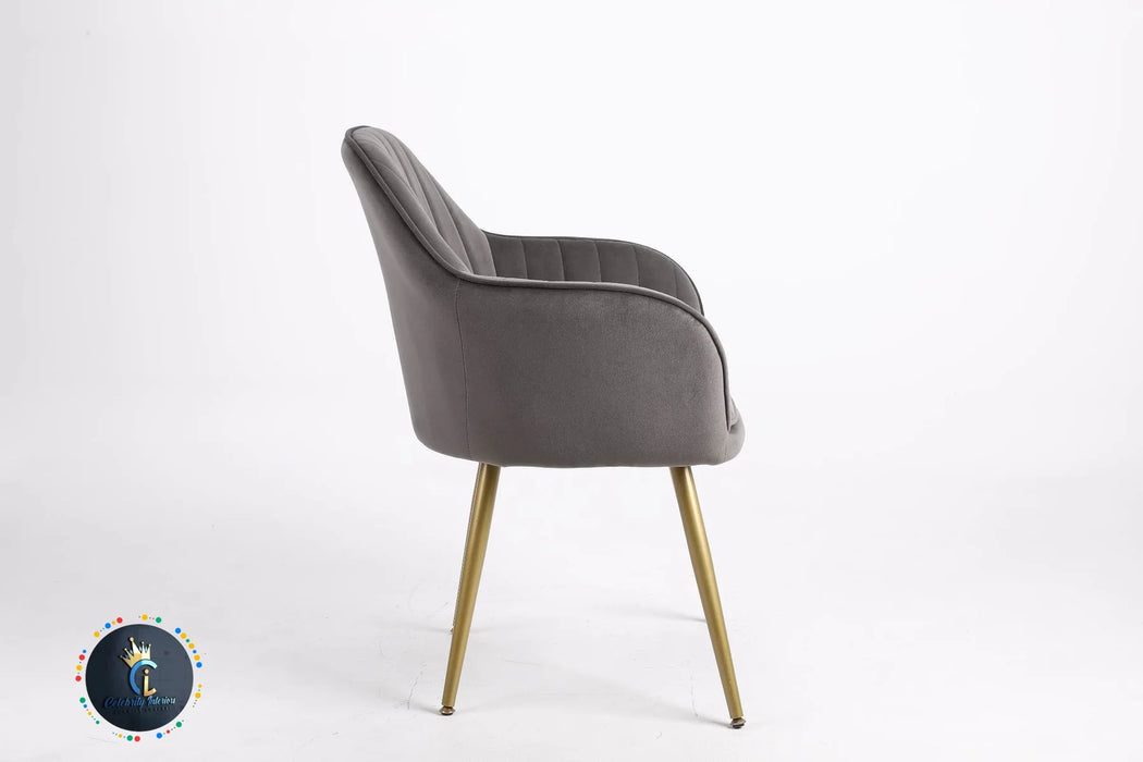 PRETORIA VELVET DINING CHAIR (BOX OF 2 CHAIRS)