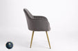 PRETORIA VELVET DINING CHAIR (BOX OF 2 CHAIRS)