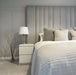 Audie bedframe plush velvet