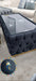 120cm x 60cm CHESTERFIELD UPHOLSTERED FOOTSTOOL/COFFEE TABLE WITH GLASS