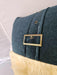 Buckled Furred  Cushion