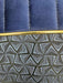 Cora Blue and Gold Detailing  Cushion