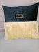 Buckled Furred  Cushion