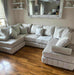 LOUISIANA PREMIUM FRENCH VELVET U CORNER SOFA RANGE