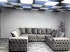 ASHTON FRENCH VELVET U SHAPE CORNER SOFA RANGE
