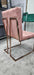 Atlanta Pink & Rose Gold Metal Plating Velvet Dining Chair