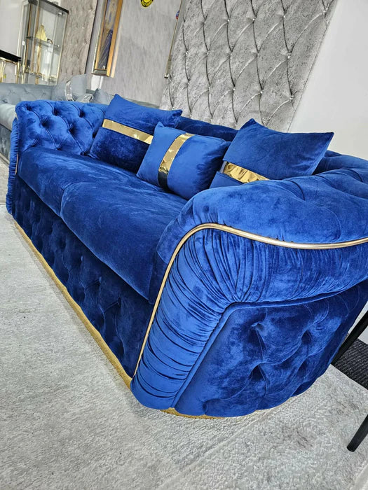 Ambassador 2 seater sofa plush velvet