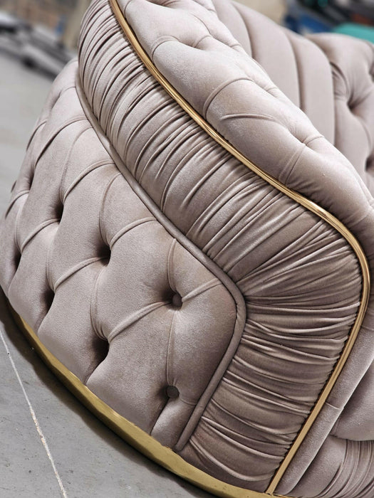 Konan 3+2 seater sofa plush velvet