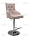 Majestic Velvet Bar Stool in Pink Plush Velvet