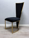 Vienna Velvet Metal Plating Dining Chairs - Set Of 2