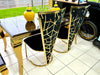Vienna Velvet Metal Plating Dining Chairs - Set Of 2