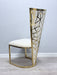 Vienna Velvet Metal Plating Dining Chairs - Set Of 2