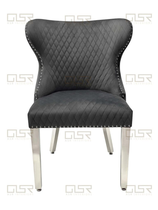 Valentino velvet dining chair