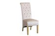 Sofia Black & Gold Square Knocker Dining Chair
