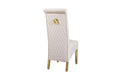 Sofia Black & Gold Square Knocker Dining Chair