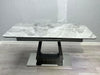 Zermatt Extendable Dining Table(160 – 200) (Grey Ceramic) with 6 Zermatt Chairs