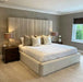 Audie bedframe plush velvet