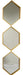 Diamond Wall mirrors with Gold Boarders