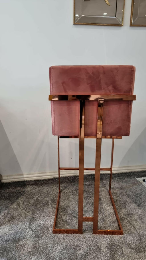 Pink and rose gold on sale bar stools