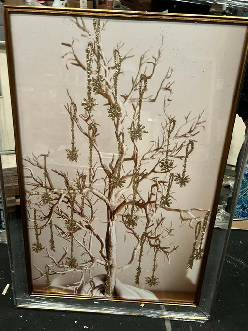 3D Liquid Wall ART Gold Tree