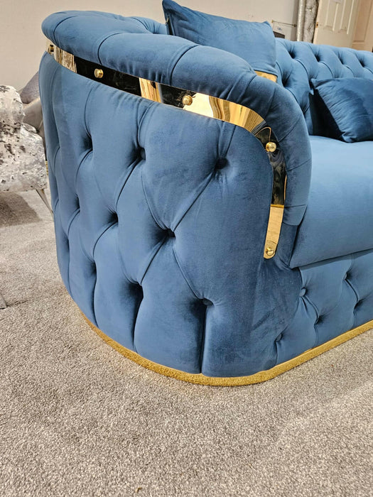Bvlgari 3+2 seater sofa plush velvet