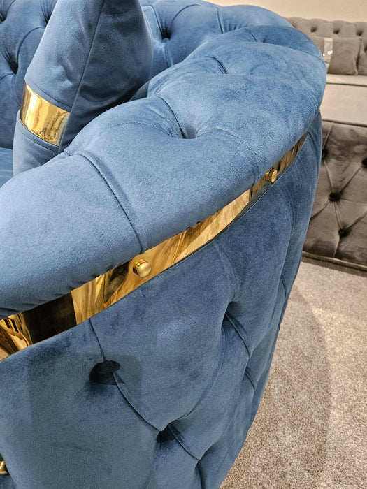 Bvlgari 3+2 seater sofa plush velvet