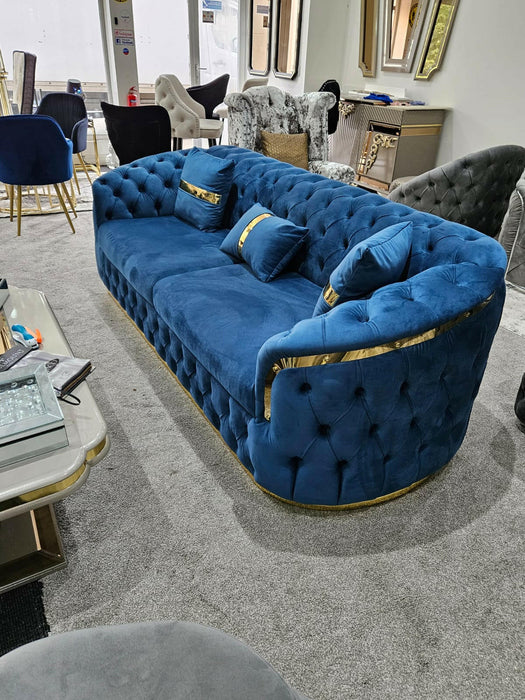 Bvlgari 3+2 seater sofa plush velvet