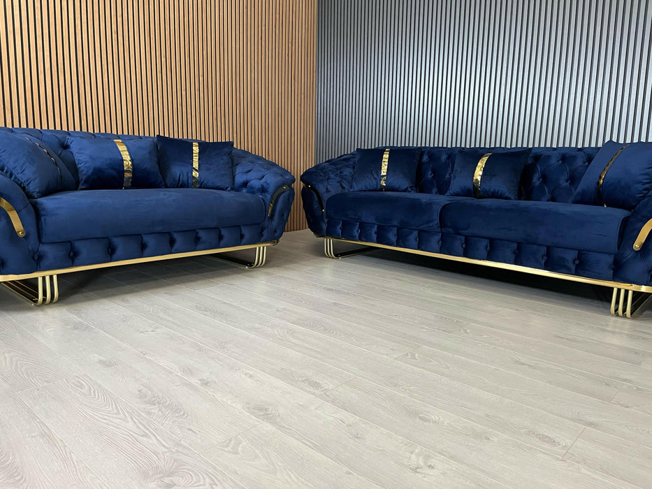 Bvlgari special 3+2 Seater Sofa Plush Velvet