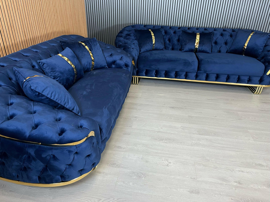 Bvlgari special 3+2 Seater Sofa Plush Velvet