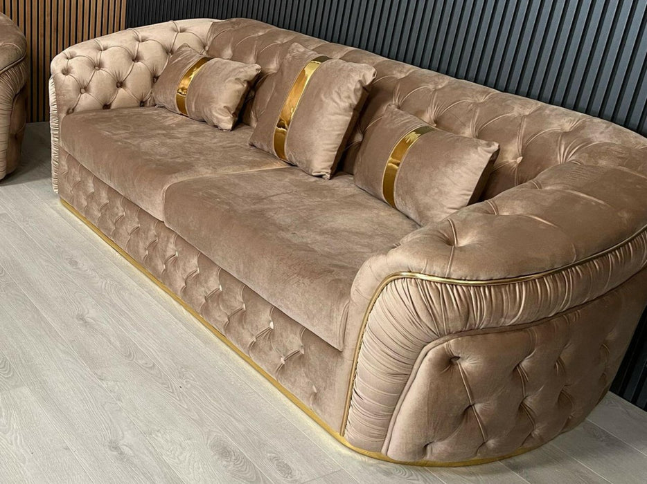 Ambassador 3&2 sofa range plush velvet