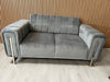 Genova 3+2 in Grey and Chrome