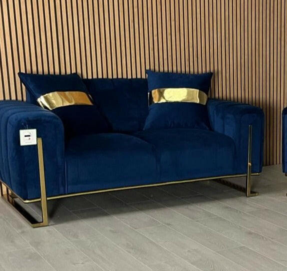 Genova 3+2 in Navy and Gold