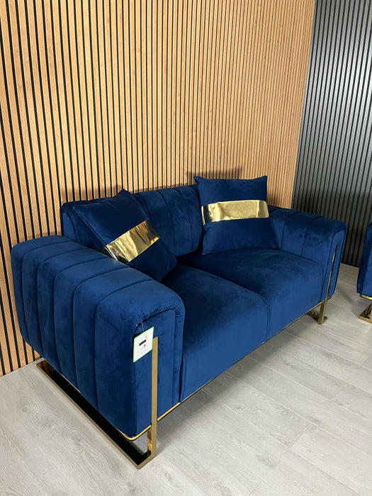 Genova 3+2 in Navy and Gold