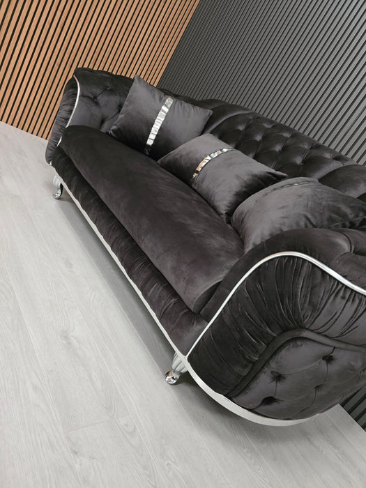 Konan 3+2 seater sofa plush velvet