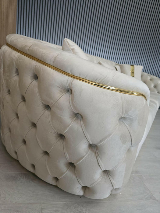 Khalifah 2 Seater Sofa plush velvet