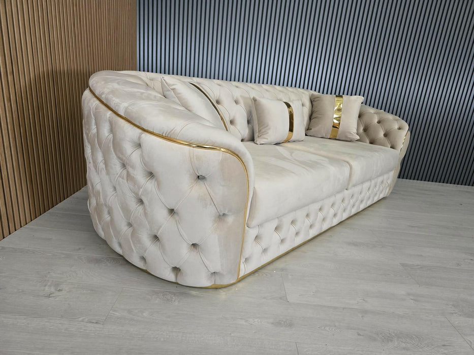 Khalifah 2 Seater Sofa plush velvet
