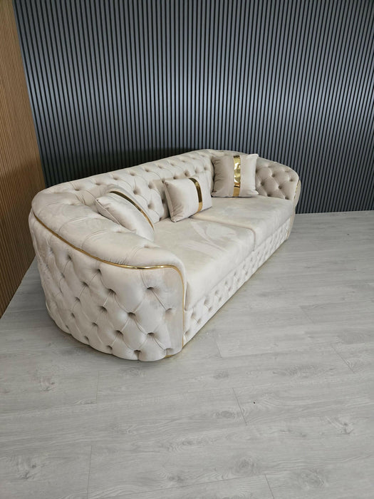 Khalifah 2 Seater Sofa plush velvet